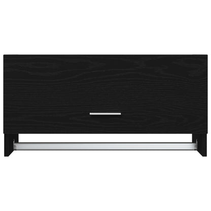 Kast Bewerkt Hout Opslag Zwart eiken 70 x 32,5 x 35 cm
