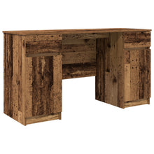 Bureau Oud Hout 140X49X76 Cm Bewerkt Hout