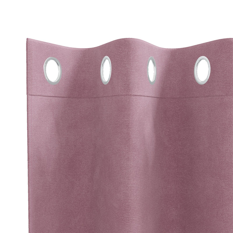 Blackout Gordijnen 2 Stuks Velvet Donkerroze 140 x 225 cm met oogjes