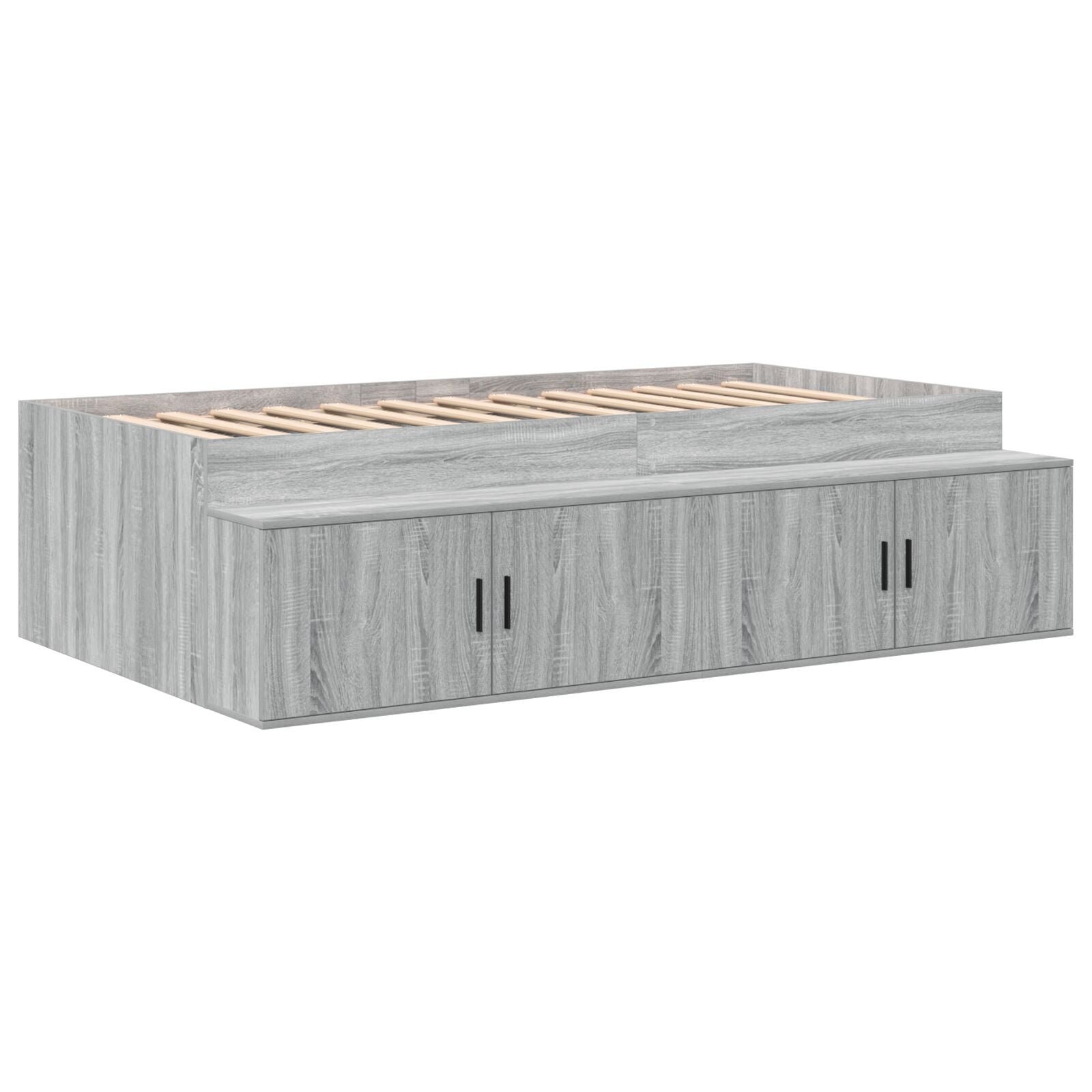 Opbergbedframe Grijs Sonoma 75X190 Cm