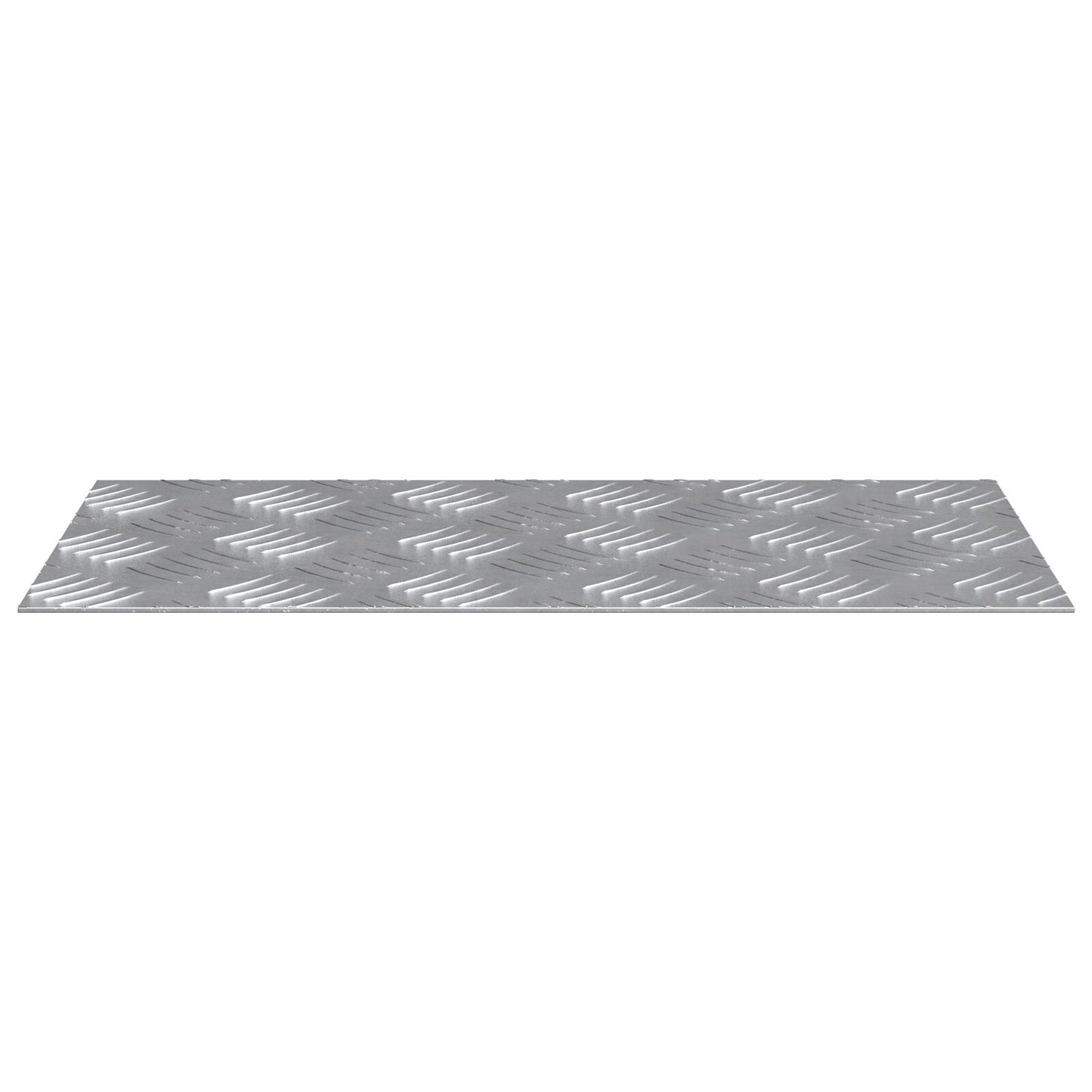 Aluminium Checker Plaaten 4 Stuks Antislip 40X20 Cm 40 x 20 x 0.3 cm Rechthoekig