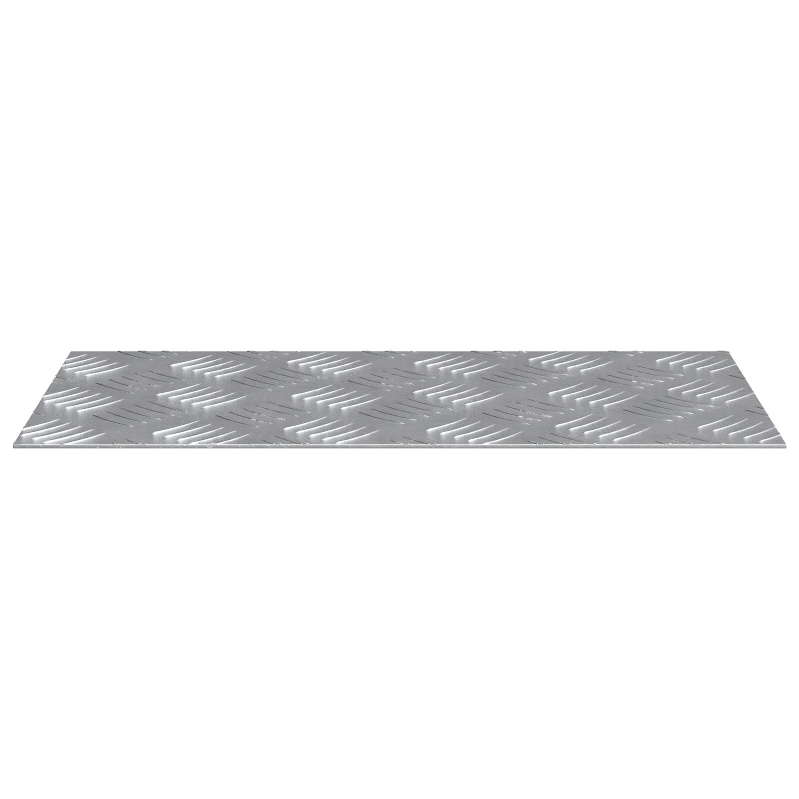 Aluminium Checker Plaaten 4 Stuks Antislip 40X20 Cm 40 x 20 x 0.3 cm Rechthoekig