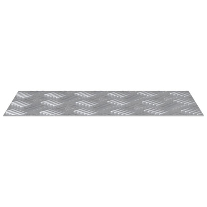 Aluminium Checker Plaaten 4 Stuks Antislip 40X20 Cm 40 x 20 x 0.3 cm Rechthoekig