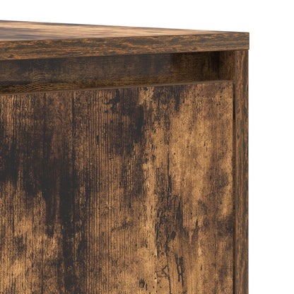 Dressoir Gerookte Eik Massief Hout Dressoir Rechthoekig