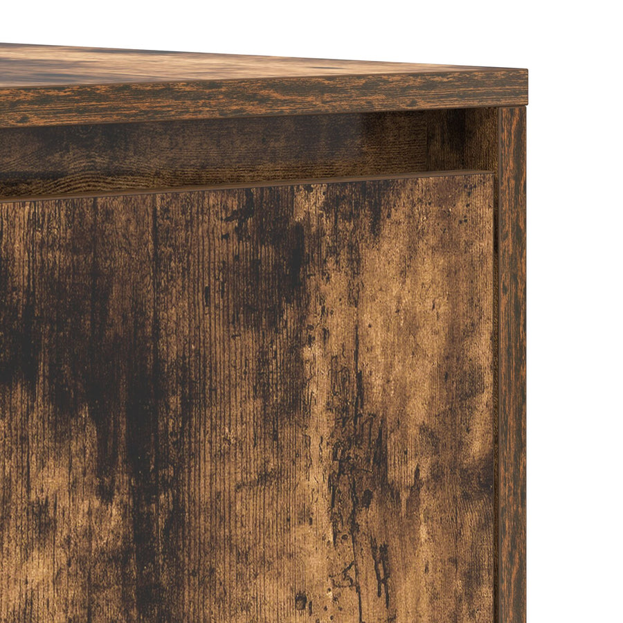 Dressoir Gerookte Eik Massief Hout Dressoir Rechthoekig