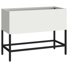 Verhogen Tuinbak Te Staal Wit 60 x 26 x 45 cm
