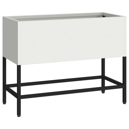 Verhogen Tuinbak Te Staal Wit 60 x 26 x 45 cm