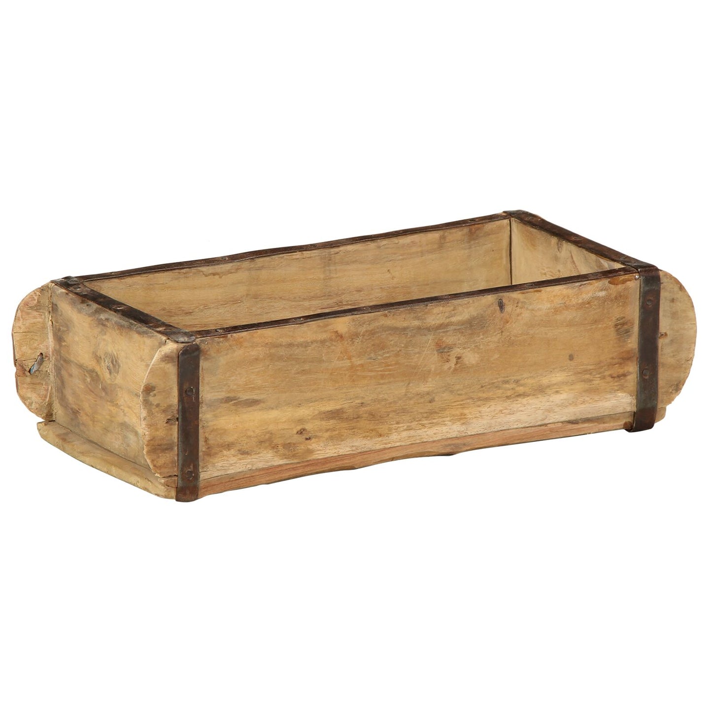 Dienbladen 4 Stuks Massief Hout Gerecycled 30 x 15 x 9 cm