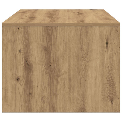 Salontafel - Artisan Eiken - 102X55X43,5 Cm - Gemaakt Van Verwerkt Hout
