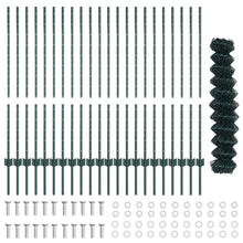Ketenlinkafscheiding Met 22 U Palen Groene 1.2X25 M Staal