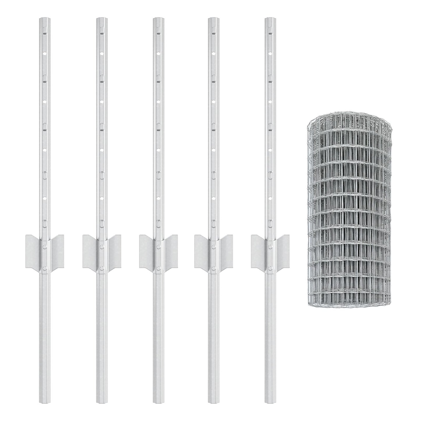 Eurohek Set Set Van 2 Gegalvaniseerd Staal 10 X 0.4 Meter
