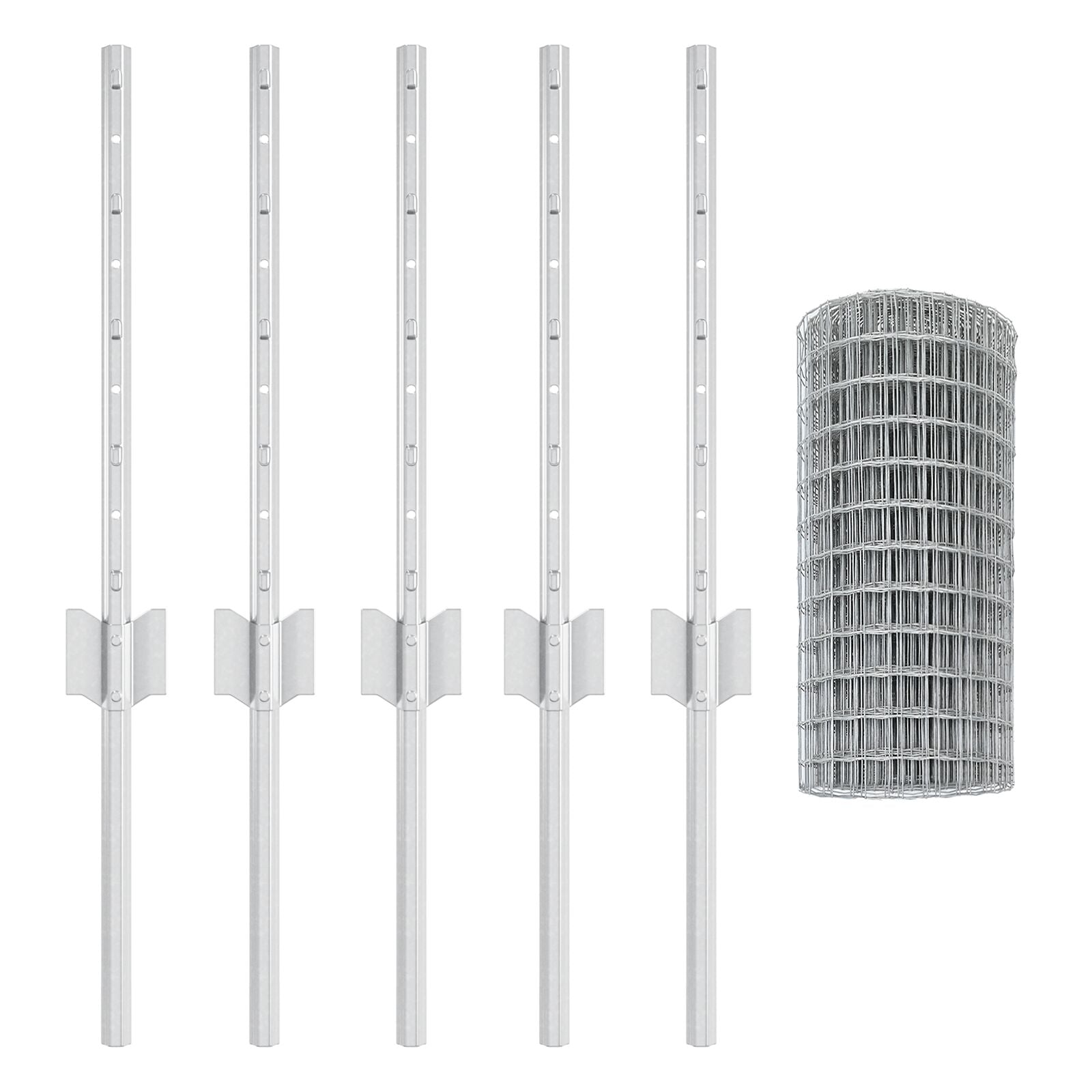 Eurohek Set Set Van 2 Gegalvaniseerd Staal 10 X 0.4 Meter