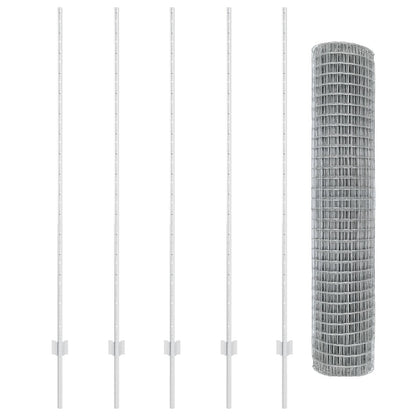 Euro Hek Set Set Van 2 Gegalvaniseerd Staal 10 X 1.6 Meters