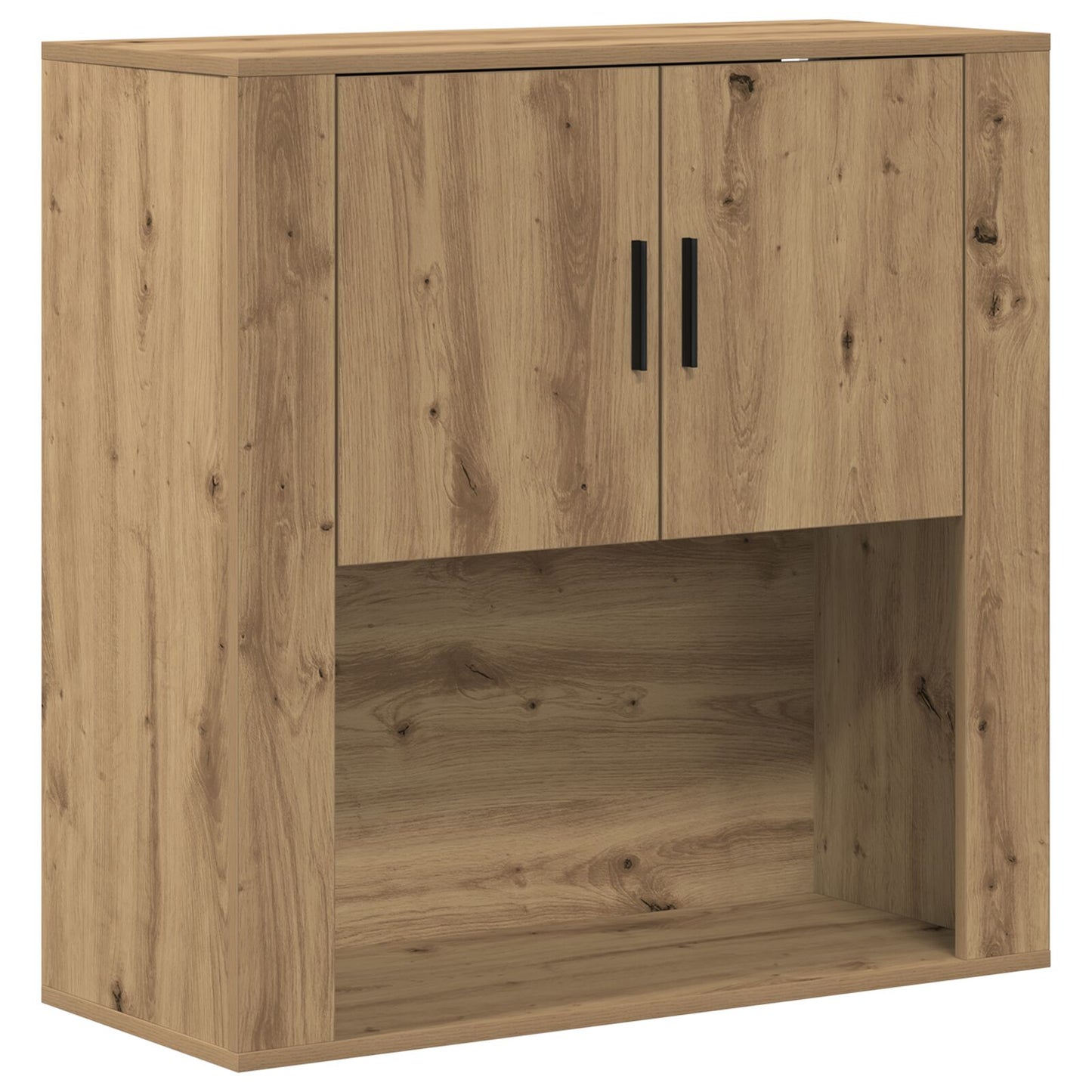 Wandkast 80X33X80 Cm Spaanplaat Artisan eiken