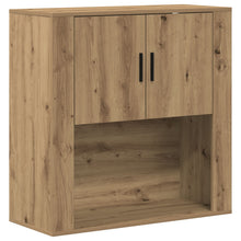 Wandkast 80X33X80 Cm Spaanplaat Artisan eiken