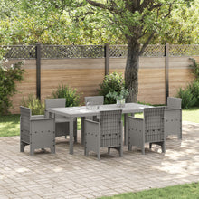 Tuin Tafel 200X100X73 Cm Poly Rattan Lichtgrijs 2 m
