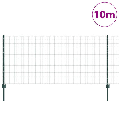 Euro Fence Met 5 U Palen Groen 1X10 M Staal