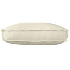 Kussen 70x40x12 cm crème katoen