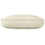 Kussen 70x40x12 cm crème katoen
