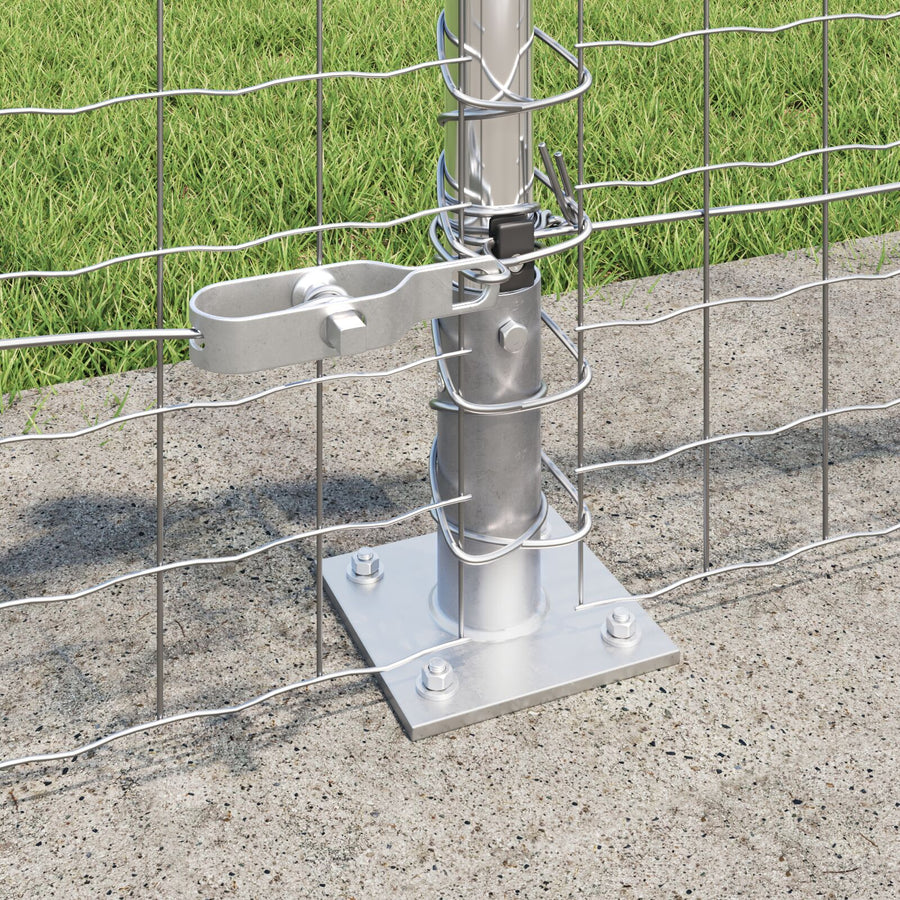 Hekpalen Set Van 52 3.2 X 3.2 X Stevig Verzinkt Staal 50 cm 52x betonnen paal