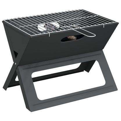 Kool Bbq Grill - Inklapbaar, Zwart, 46 X 30 X 31 Cm, Gemaakt Van Staal
