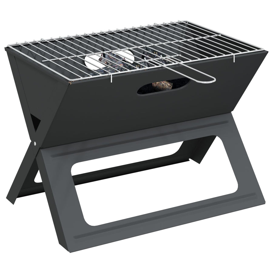 Kool Bbq Grill - Inklapbaar, Zwart, 46 X 30 X 31 Cm, Gemaakt Van Staal