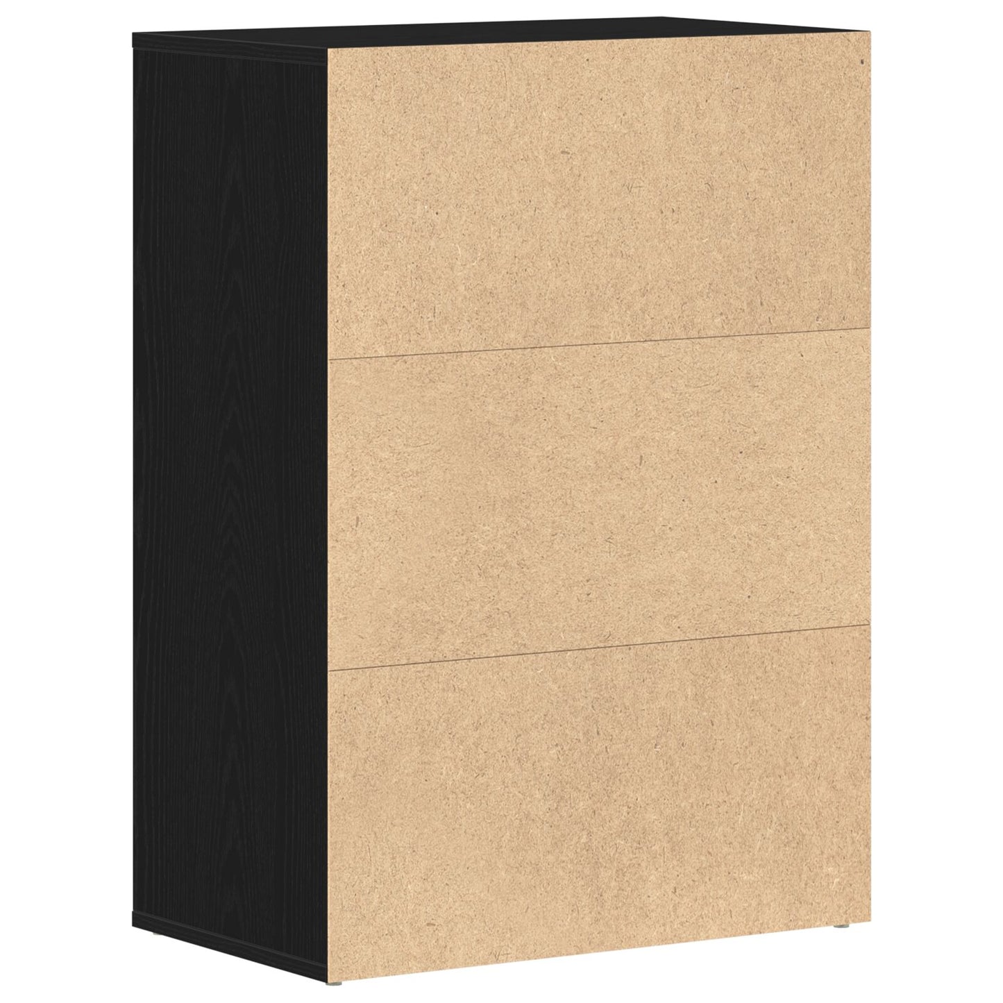 Schoenenkast Zwart Eikenhout 60X35X84 Cm Gelaagd Hout