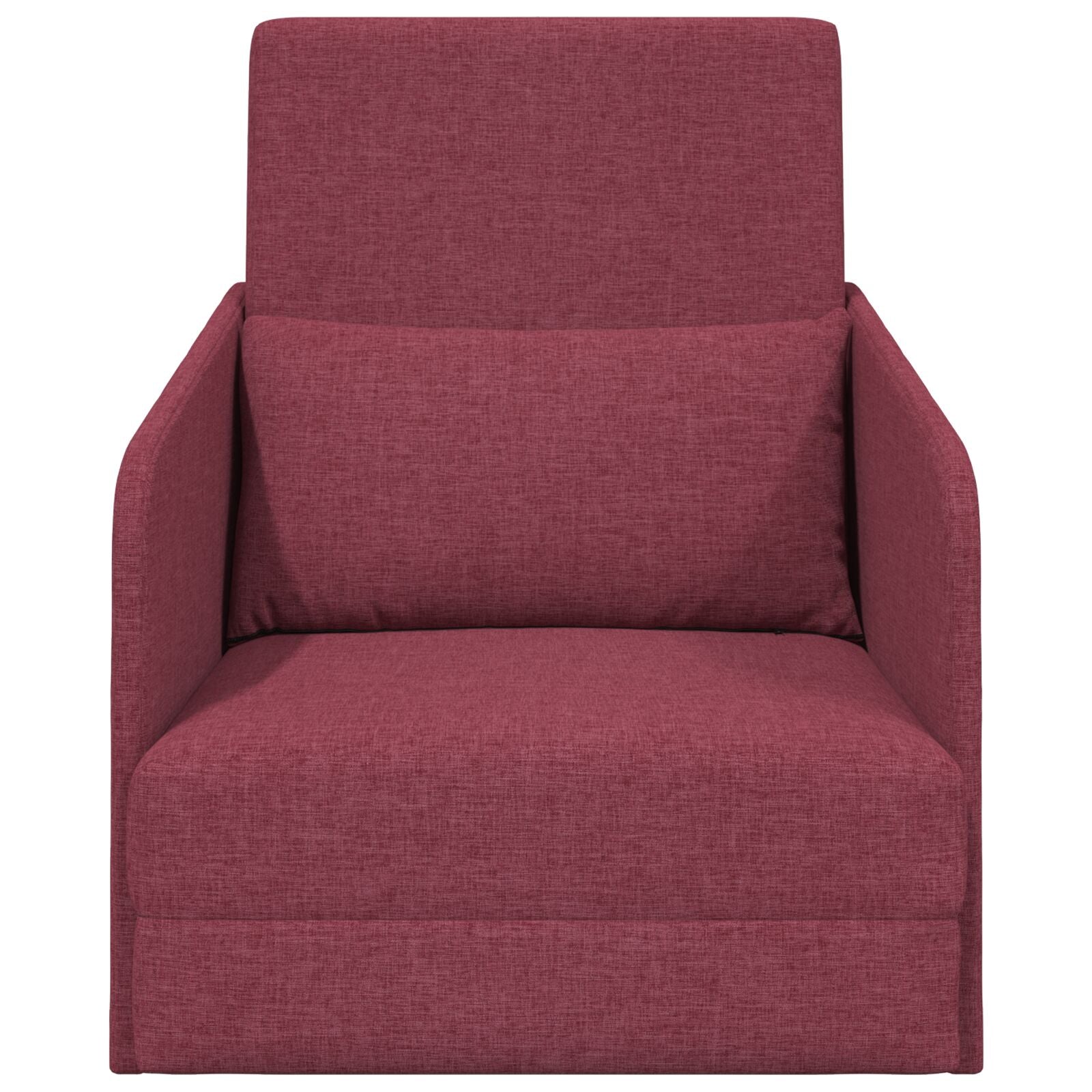 Vloer Sofa Bed 2-In-1 65X80X83 Cm Stof Bordeauxrood