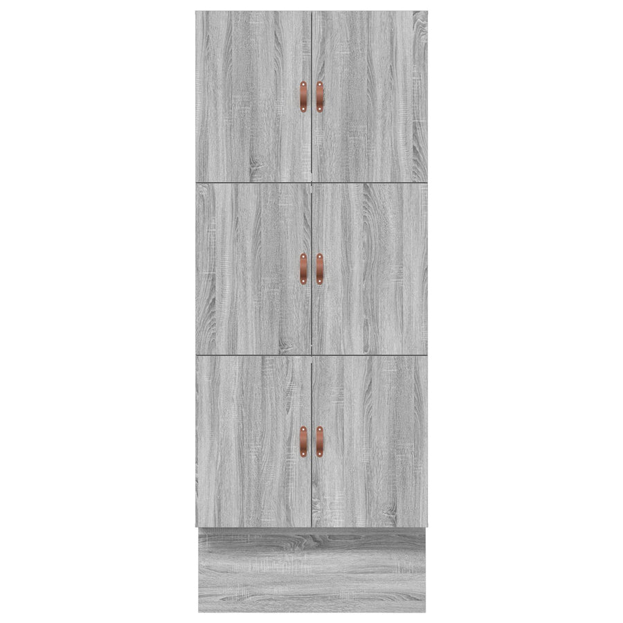 Opbergbedframe Grijs Sonoma Bewerkt Hout 236,5 X 90 X 31,5 Cm Artisanaal Eiken