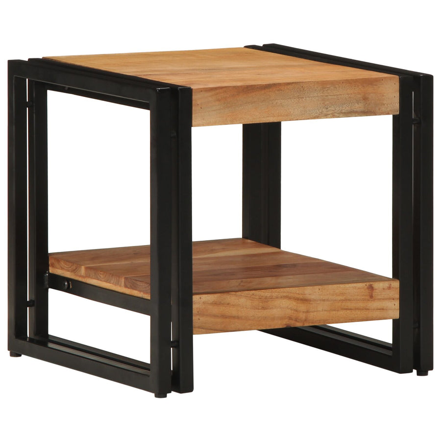 Salontafel 40X50X38 Cm Massief Acaciahout 40 x 40 x 38 cm Gerecycled hout