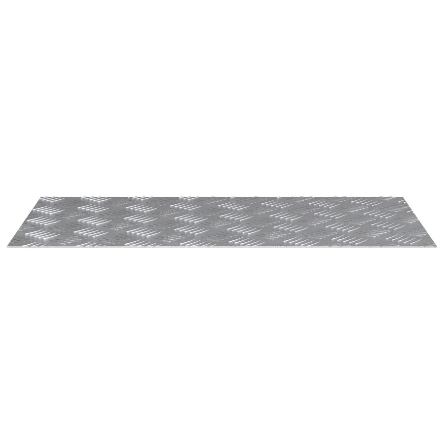 Aluminium Checker Platen 4 St Anti-Slip 80X40 Cm 80 x 40 x 0.2 cm Rechthoekig