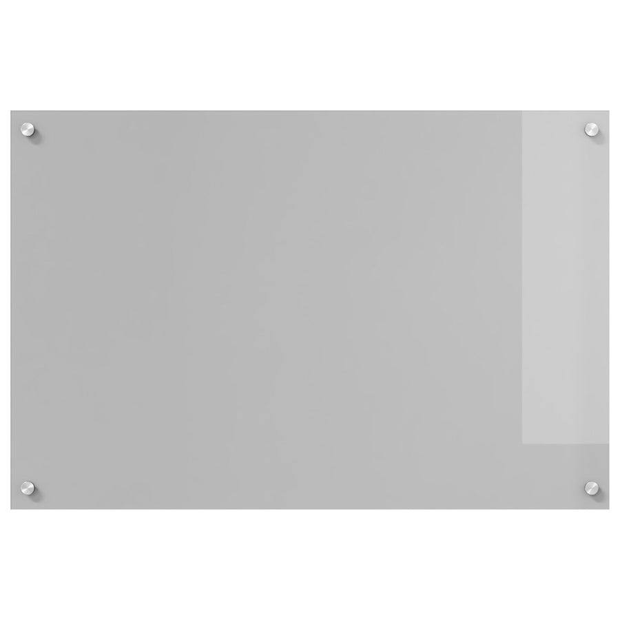 Achterwand Voor In De Keuken 90X60X0,6 Cm Gehard Glas Lichtgrijs 90 x 60 cm
