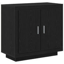 Sideboard 80X40X75 Cm Gelaagd Hout Zwart eiken