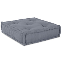 4-Zits Modulaire Pouf Bank Convertible Stoffering Grijs 70 x 70 x 54 cm Lounge + 3x middelste