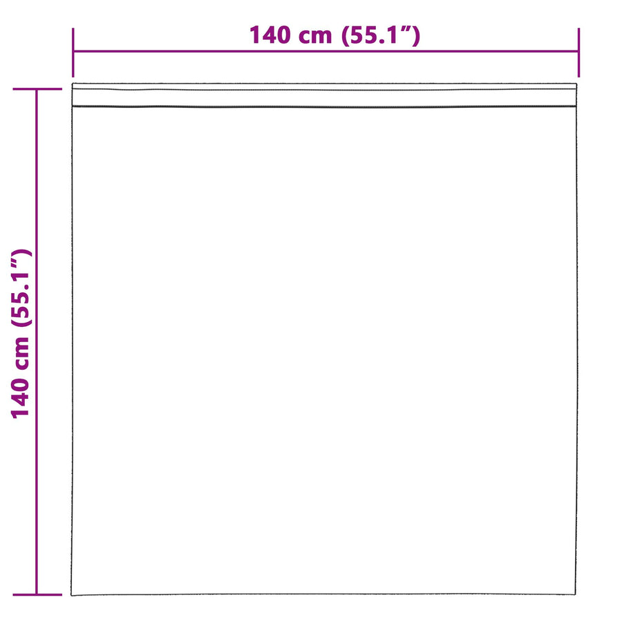 Zwarte Lichtegolf Gordijnen Met Top Tape 2 Stuks Fluweel Donkergroen 140 x 140 cm met naaigaren