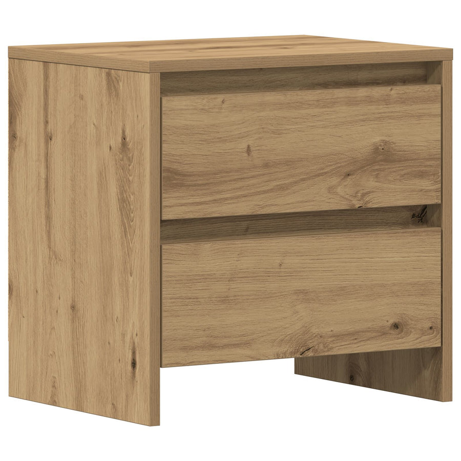 Nachtkastje 45X34X44,5 Cm Bewerkt Hout 1 Artisan eiken