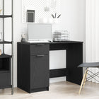 Bureau met lade 100x50x75 cm zwart eiken