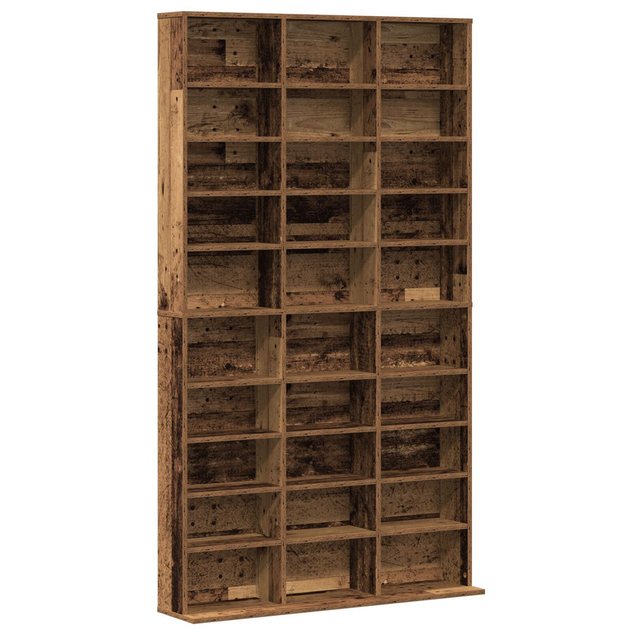 Cd Kast - Oud Hout - 101X23X177,5 Cm - Engineered Hout
