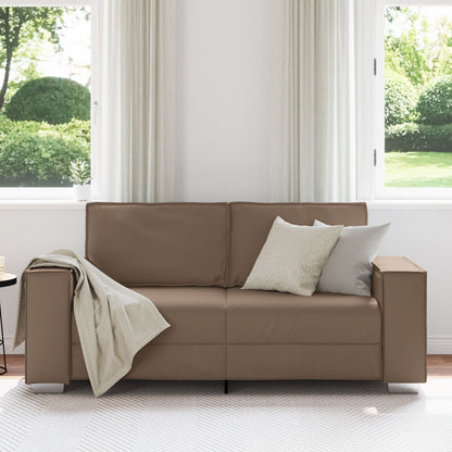 Loveseat Sofa Kunstleer Cappuccino 140 cm