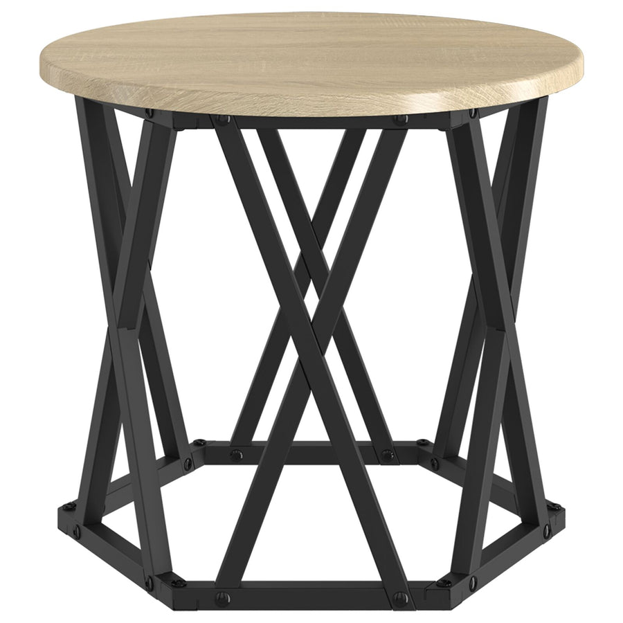 Nesting Bijzettafels 3 Stuks Geengineerd Hout Sonoma eiken
