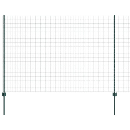 Euro Hek Met 5 U-Palen Groen 1,5X10 M Staal