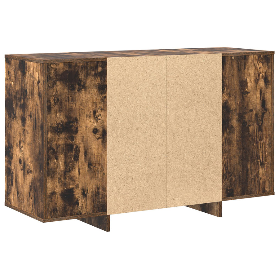 Gerookt Eiken Dressoir Gerookt Eiken Bewerkt Hout 120 X 41 X 75 Cm