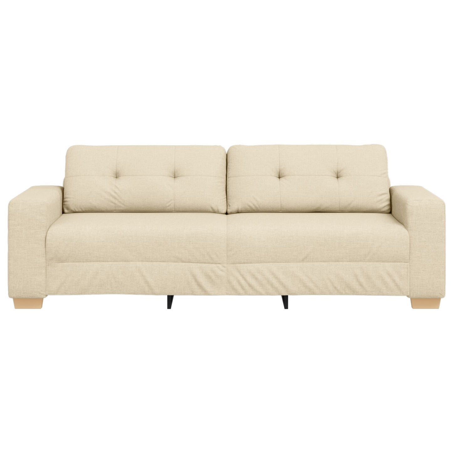 3-Zitsbank In Stof Crème 180 cm