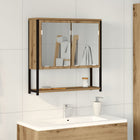 Mirror cabinet Artisan Oak 60 x 16 x 60 cm Engineered wood