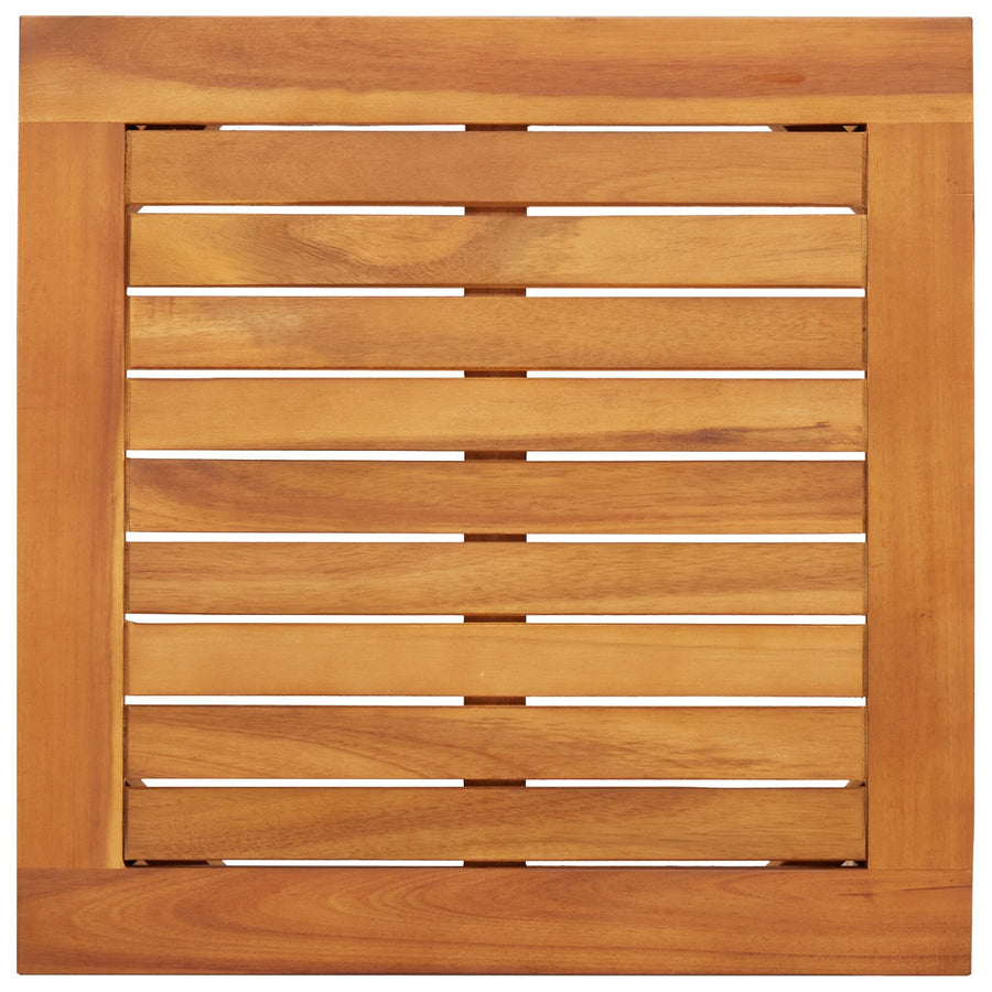 6-Delige Tuin Eetset Met Kussens Van Massief Acaciahout 2x tafel + 4x stoel Antraciet