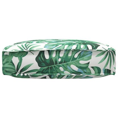 Pallet Kussen Voor Zitting 60X60X12 Cm Oxford Stof Loofpatroon