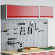 Gereedschapskast set 5 stuks rood gepoedercoat staal
