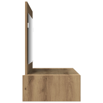 Wandkaptafel 100 x 40 x 70 cm Eiken zonder LED