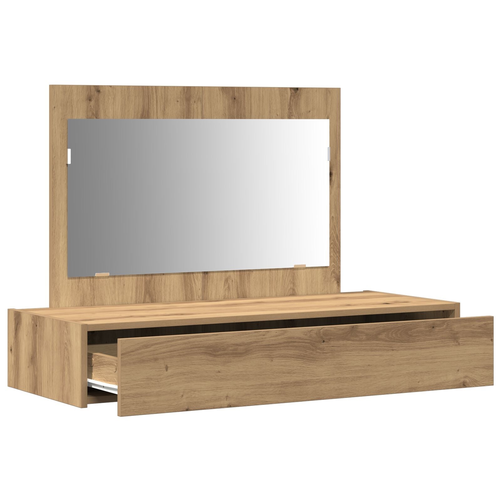 Wandkaptafel 100 x 40 x 70 cm Eiken zonder LED