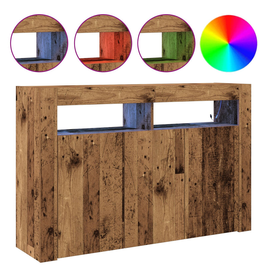 Sideboard Engineered Wood 116 X 30 X 75 Cm Sideboard Oude hout